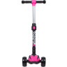 Кикборд NOVATRACK RAINBOW CAR GIRL PRO розовый 120CGP.RAINBOW.PN20